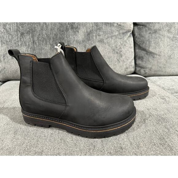 NWOT Birkenstock Black Ankle Boots - size 40 - Picture 3 of 11